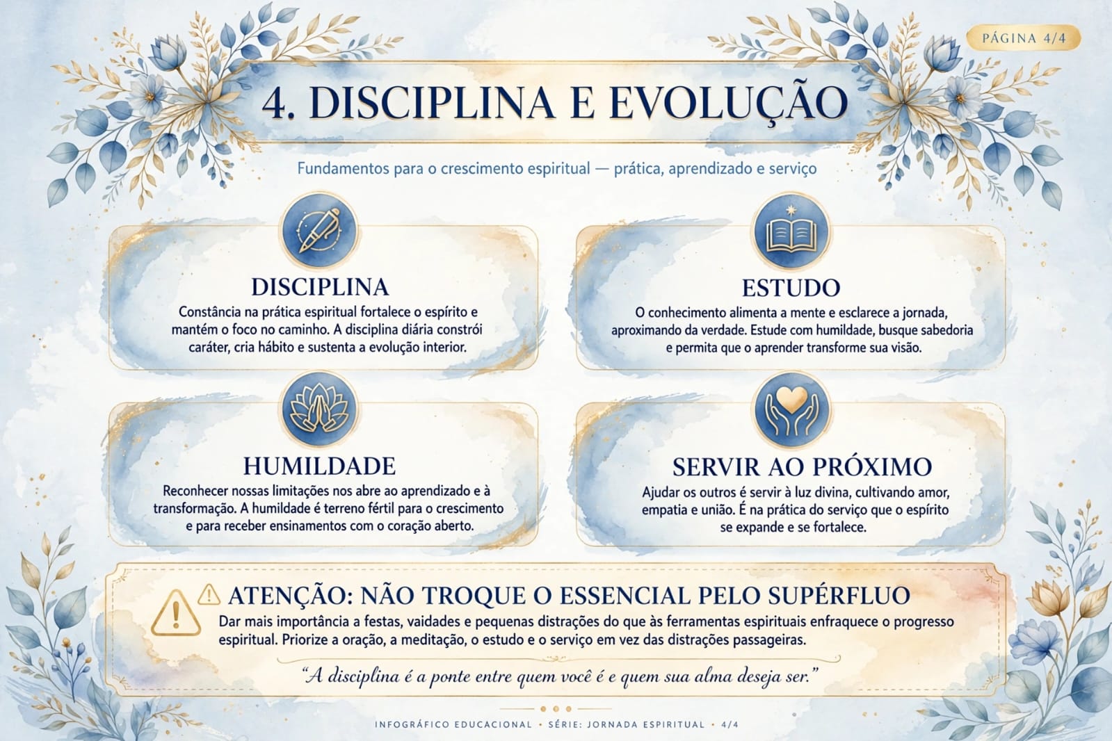 Disciplina e Evolução